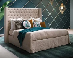 Letto imbottito modello Letto maxi vari rivestimenti  di Md work scontato 45%