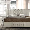 Letto imbottito modello Letto veneziano luxury italia pelle  di Md work scontato 45%