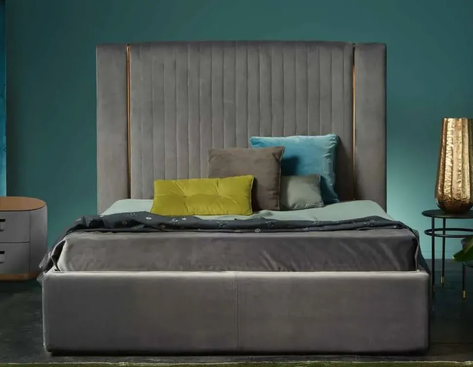 Letto imbottito modello Letto luxury velluto di Md work scontato 42%