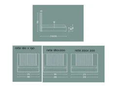 Letto imbottito modello Letto luxury velluto di Md work scontato 42%