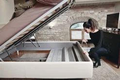 Letto imbottito modello Osaka: contatta il venditore per scoprire il prezzo