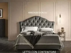 Letto imbottito modello Queen * di Samoa scontato 35%
