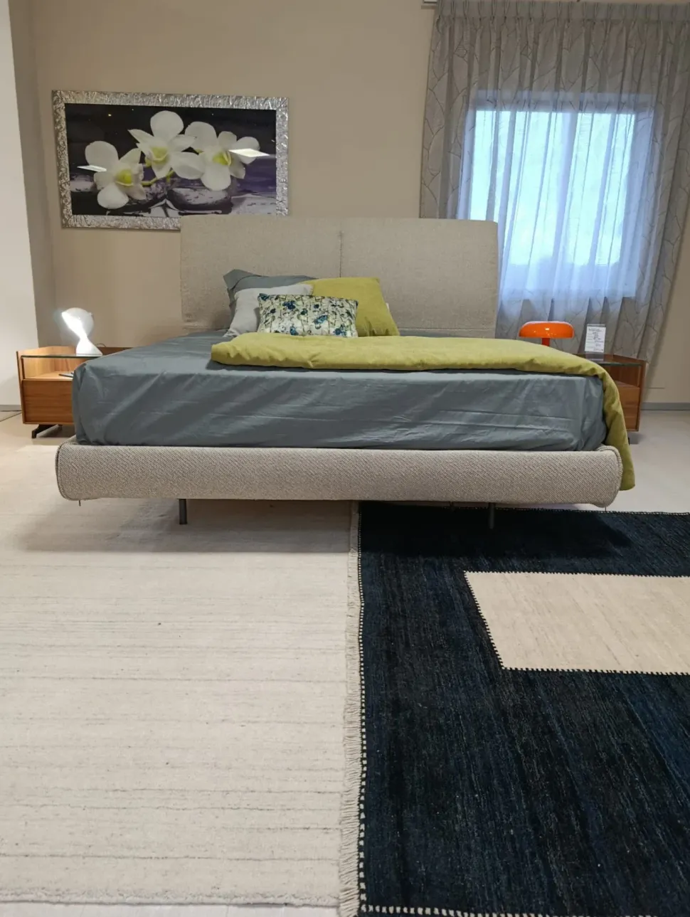 Letto imbottito modello Sail di Twils scontato 25%