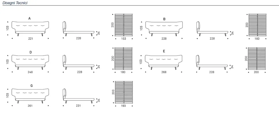 Letto imbottito modello Thomas di Cattelan italia scontato 30%
