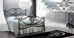 Letto in ferro battuto con giroletto Letto matrimoniale mod.camelot in ferro battuto Pama letti a prezzo ribassato