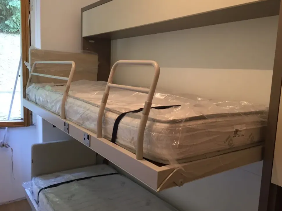Letto in legno a scomparsa Kali duo board 2200 Clei a prezzo scontato
