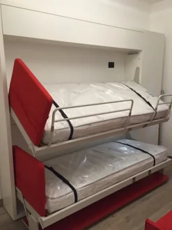 Letto in legno a scomparsa Kali duo board 2200 Collezione esclusiva a prezzo ribassato