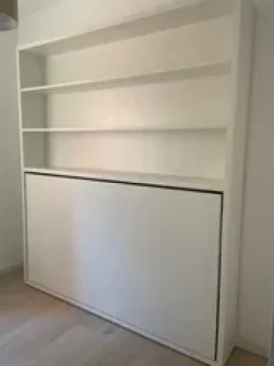 Letto in legno a scomparsa Poppi 120 desk Clei a prezzo scontato