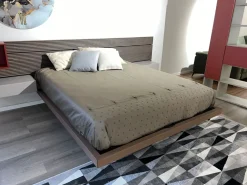 Letto in legno con contenitore Sorvolo  Fimar a prezzo ribassato