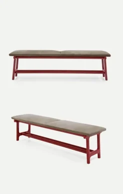 Letto in legno con giroletto Fushimi Pianca a prezzo scontato