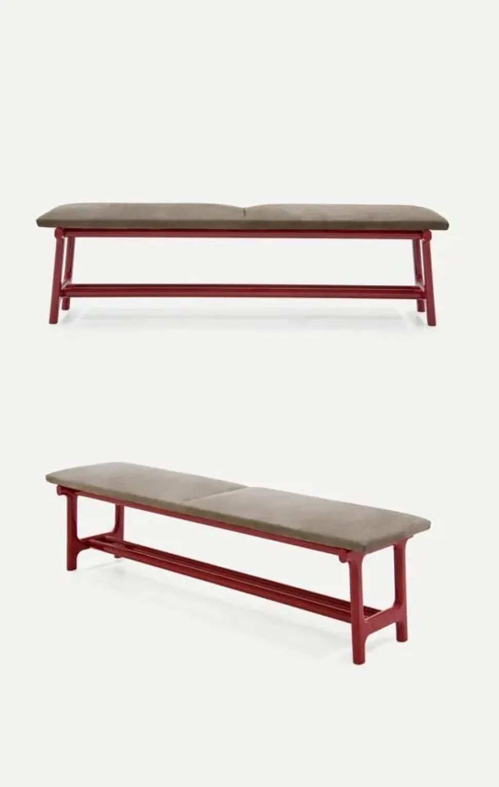 Letto in legno con giroletto Fushimi Pianca a prezzo scontato