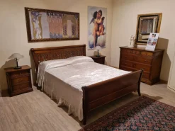 Letto in legno con giroletto Le primule Le fablier a prezzo scontato