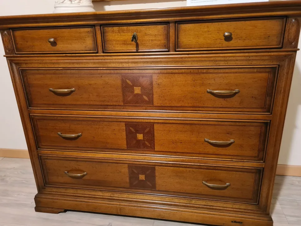 Letto in legno con giroletto Le primule Le fablier a prezzo scontato