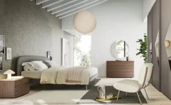 Letto in legno con giroletto Park Collezione esclusiva a prezzo ribassato