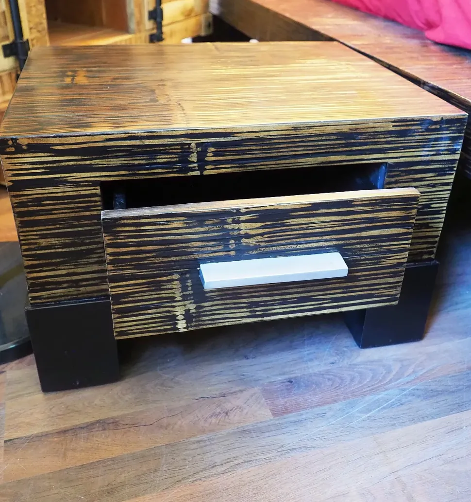 Letto in legno con giroletto Letto zedn japan legno ebambu con cuscinoni red Nuovi mondi cucine a prezzo scontato