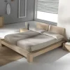 Letto in legno con giroletto Letto in pieno rovere spazzolato Md work a prezzo ribassato