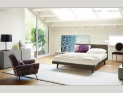 Letto in legno con giroletto Febo Sangiacomo a prezzo ribassato