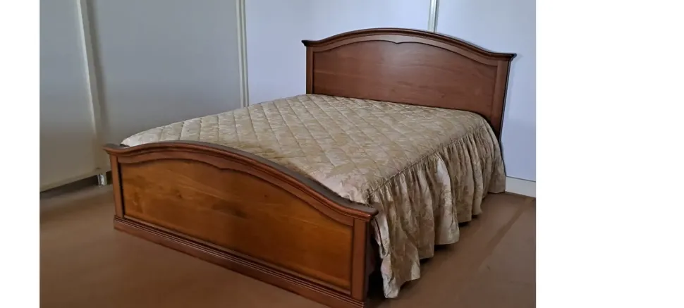 Letto in legno con pediera Borgo antico &tradition a prezzo ribassato