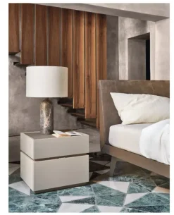 Letto in legno con piedini Febo 2|0 Sangiacomo a prezzo scontato