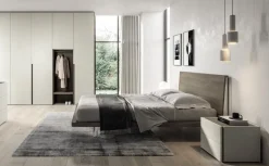 Letto in legno con piedini Zeo Artigianale a prezzo scontato