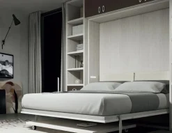 Letto in legno modello Letto a scomparsa sity matrimoniale legno di Artigianale scontato 27%