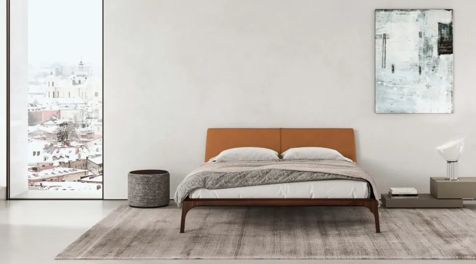Letto in legno modello Relevè di Presotto scontato 20%
