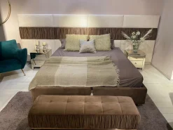 Letto king size con contenitore Infinity Novaluna a prezzo scontato