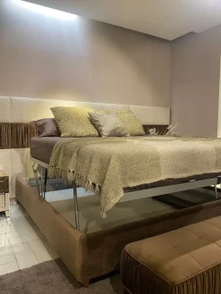 Letto king size con contenitore Infinity Novaluna a prezzo scontato