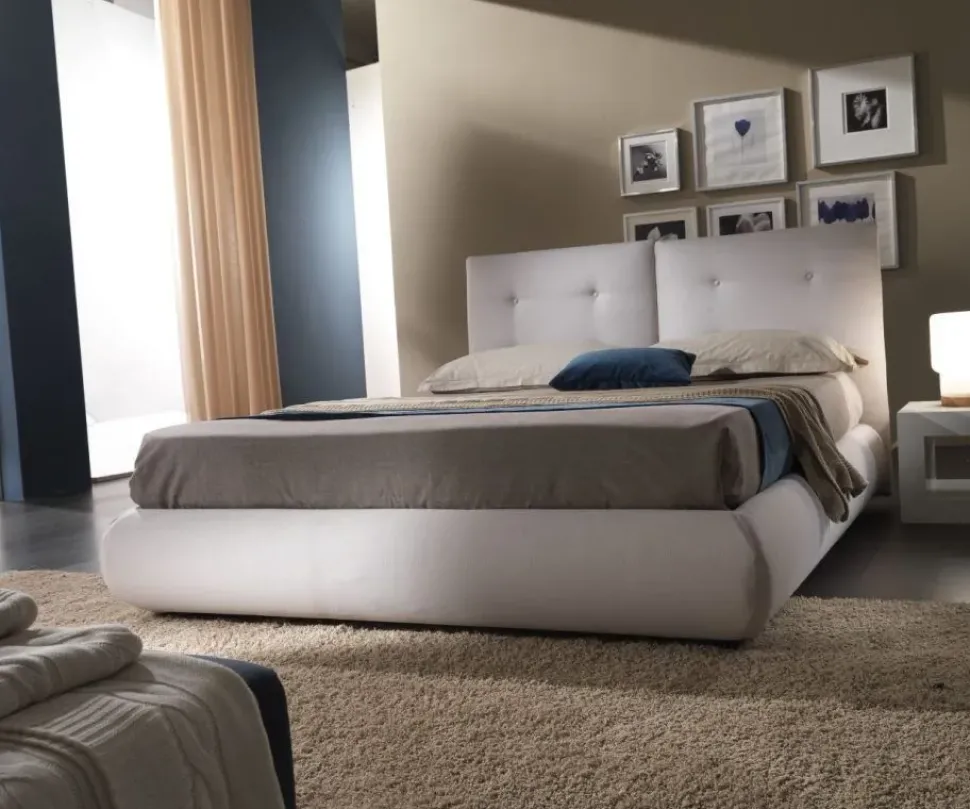 LETTO Letto extra large velluto Md work SCONTATO