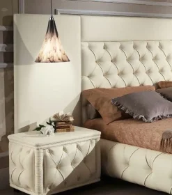 Letto Letto imperiale pelle luxury italia di Md work scontato del 47%