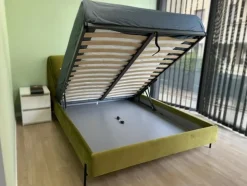 Letto Letto matrimoniale con contenitore field Artigianale SCONTATO a PREZZI OUTLET