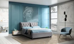 Letto Letto matrimoniale mod.flor con box-contenitore in promo-sconto del 50% di Collezione esclusiva scontato del 46%