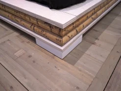 Letto Letto ysaito white contenitore  Outlet etnico SCONTATO 28%