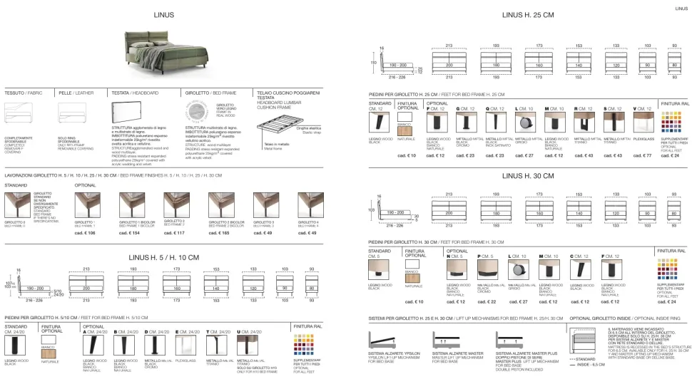 Letto Linus di Rosini scontato del 33%