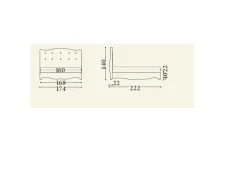 Letto matrimoniale classico Luxury  toscano  Md work a prezzo scontato