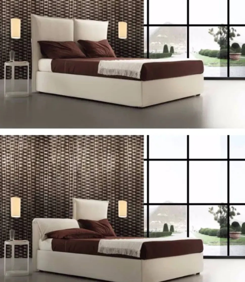 Letto matrimoniale con contenitore Branco Artigianale a prezzo ribassato