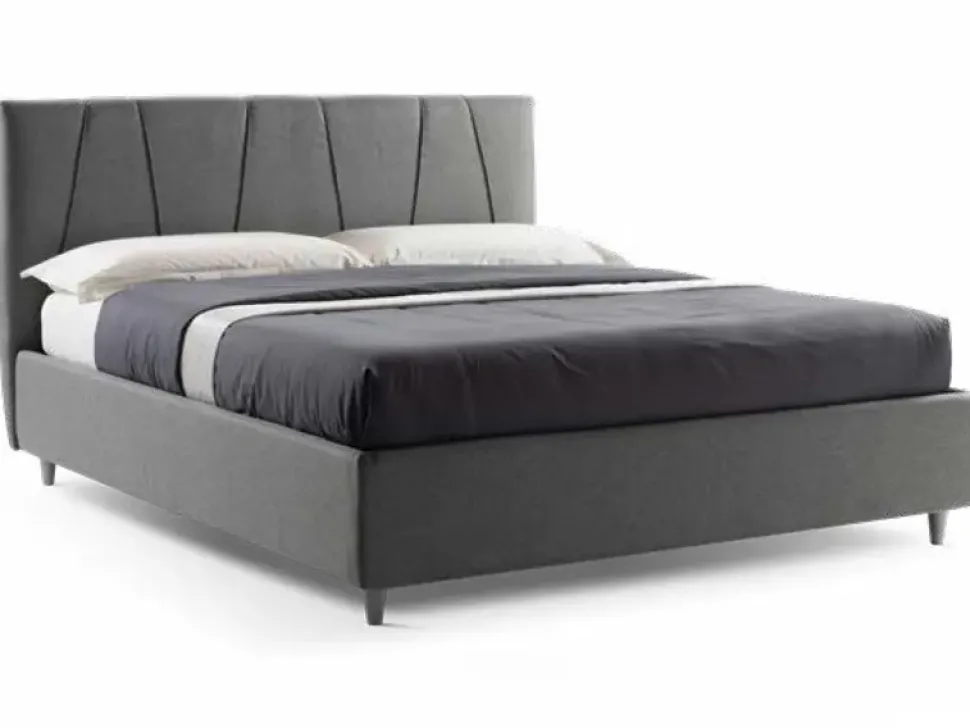 Letto matrimoniale con contenitore Fatima malmo Stilfar a prezzo scontato