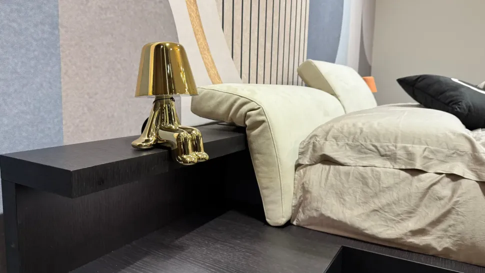 Letto matrimoniale con contenitore Morfeo Tomasella a prezzo ribassato