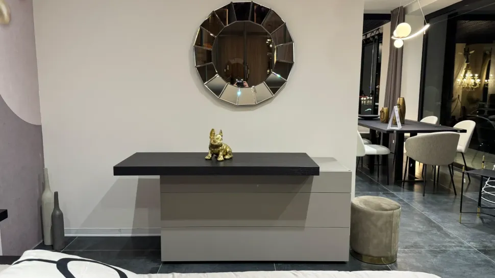 Letto matrimoniale con contenitore Morfeo Tomasella a prezzo ribassato