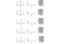 Letto matrimoniale con contenitore Lukas Cattelan a prezzo ribassato