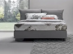 Letto matrimoniale con contenitore Plissè Oggioni a prezzo scontato