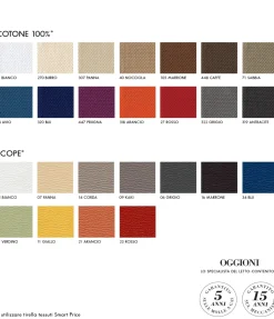 Letto matrimoniale con contenitore Plissè Oggioni a prezzo scontato