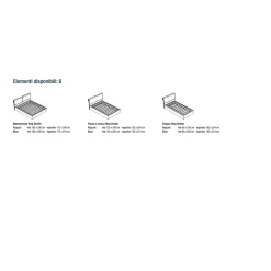 Letto matrimoniale con contenitore Victoria Collezione esclusiva a prezzo scontato