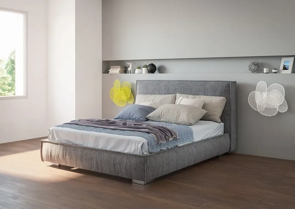 Letto matrimoniale con contenitore Letto mod.sand di giessegi con contenitore scontato del 30% Giessegi a prezzo ribassato