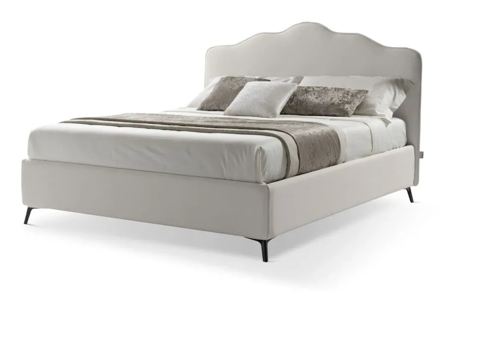 Letto matrimoniale con contenitore Boston in pronta consegna Md work a prezzo ribassato