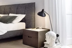 Letto matrimoniale con gambe Tuftè Novamobili a prezzo scontato