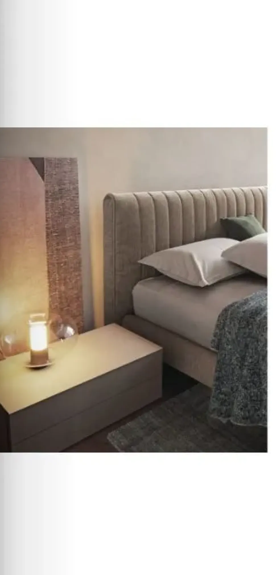 Letto matrimoniale con gambe Dallagnese letto goose a prezzo riservato