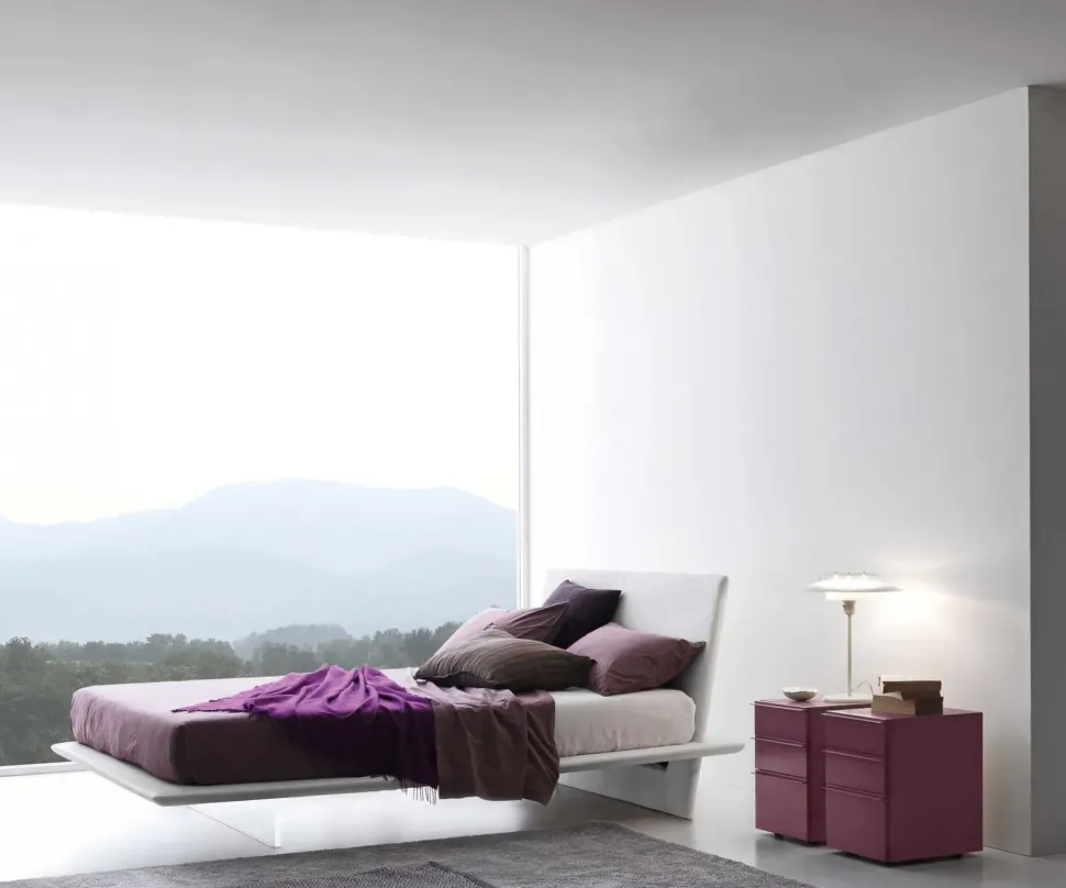 Letto matrimoniale con gambe Letto plana Presotto a prezzo ribassato