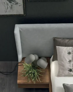 Letto matrimoniale con giroletto Fuji Artigianale a prezzo scontato