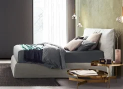 Letto matrimoniale con giroletto Piumotto Pianca a prezzo scontato